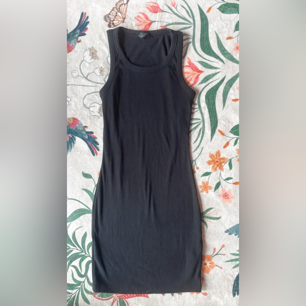 Forever 21 Black Midi Dress
